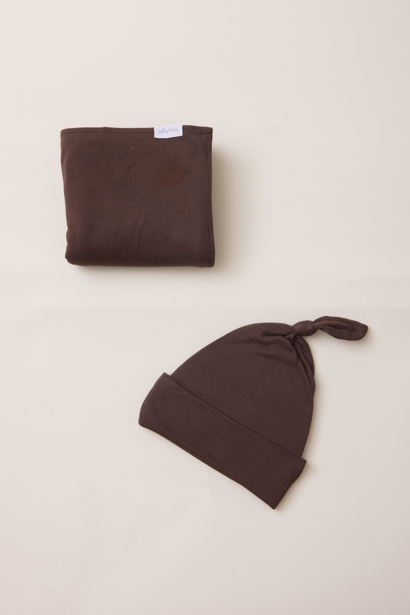 Cacao Swaddle + Hat Set - Image 2