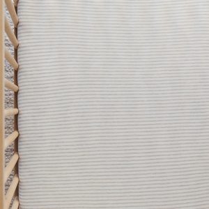 Driftwood Stripe Crib Sheet