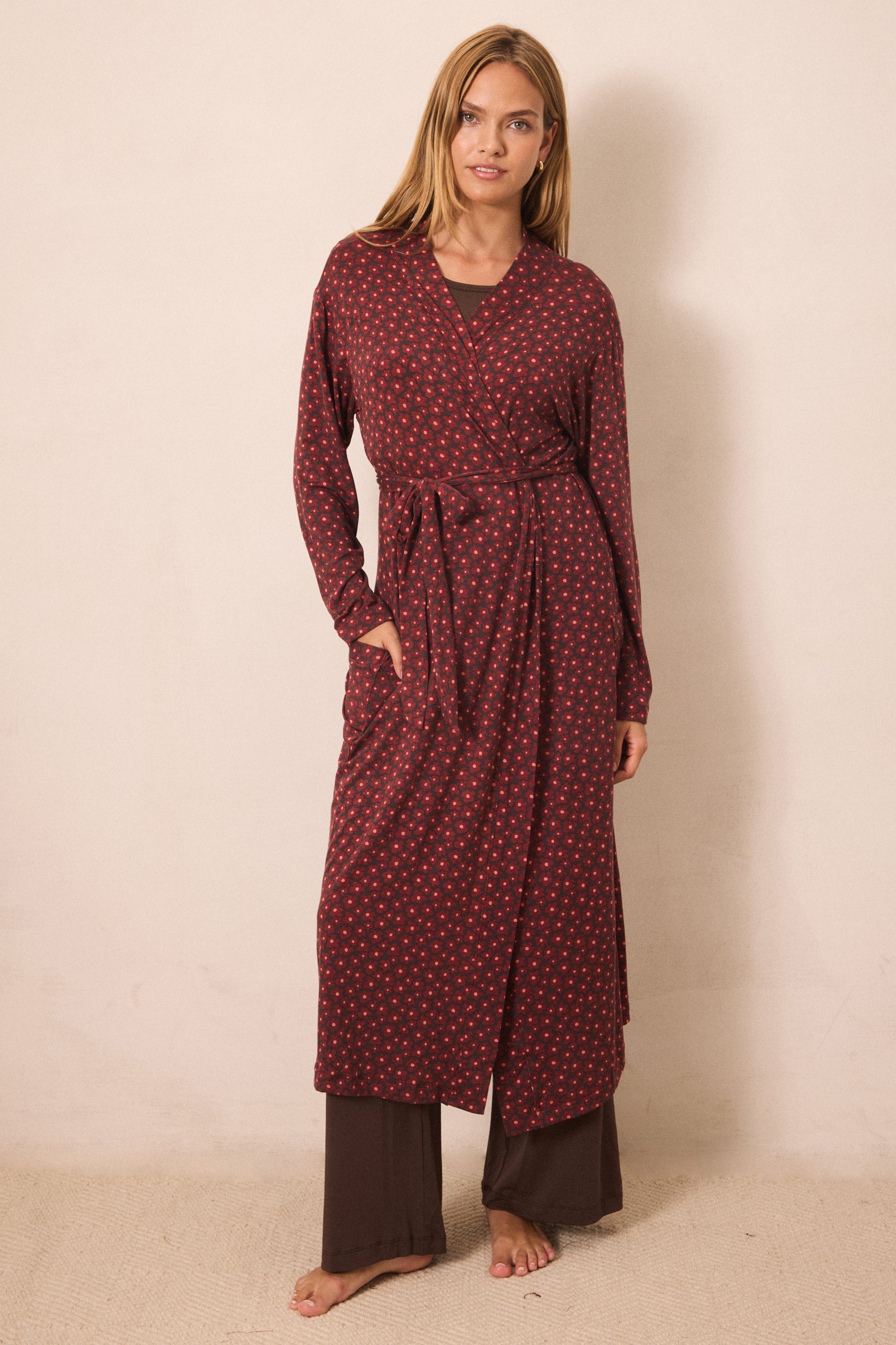 Midnight Daisy Robe
