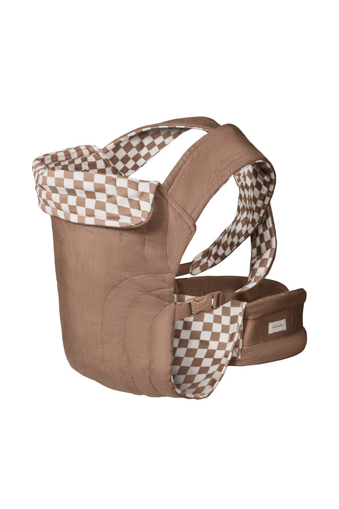 Almondine Chequer Soft Buckle Carrier - Image 4