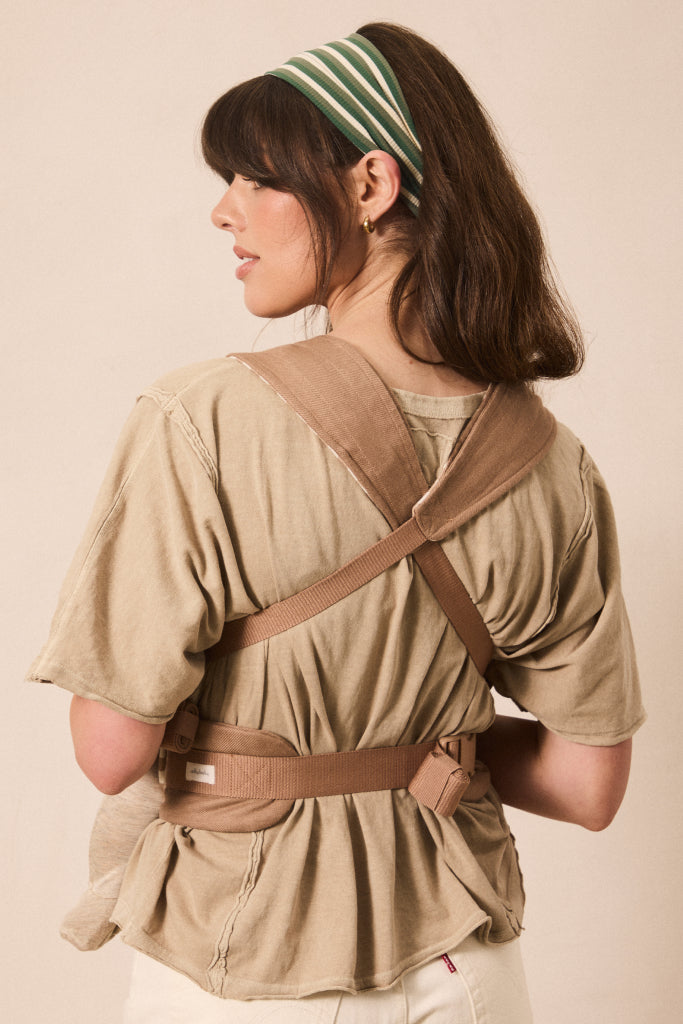 Almondine Chequer Soft Buckle Carrier - Image 3