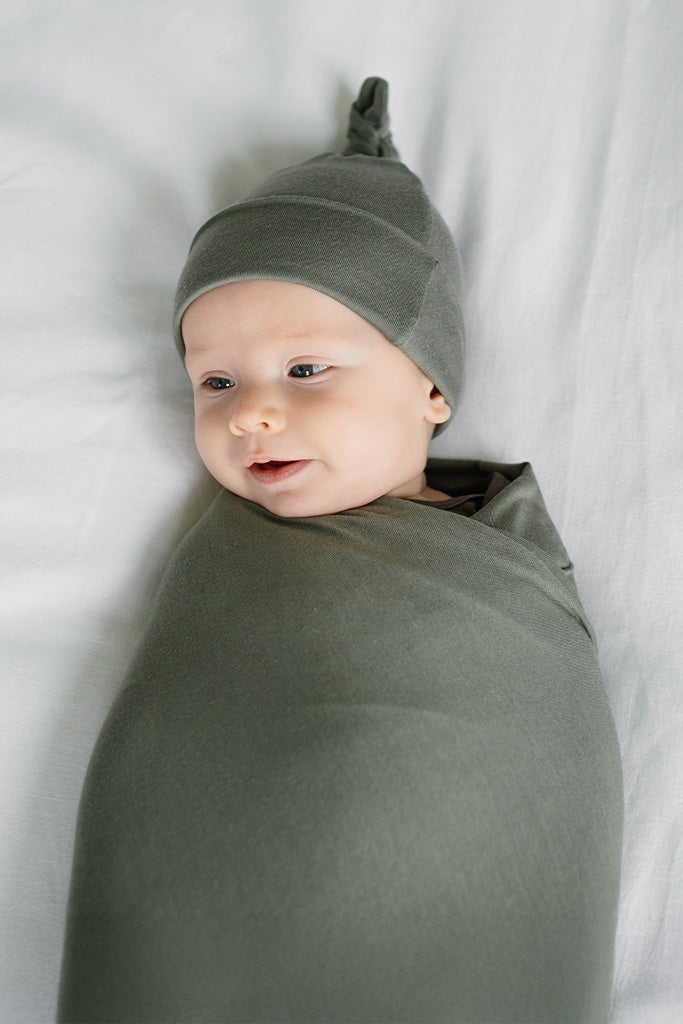 Basil Swaddle + Hat Set - Image 2