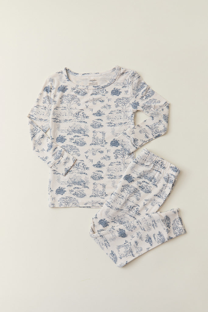 Bleu Toile Toddler Sleep Set - Image 5