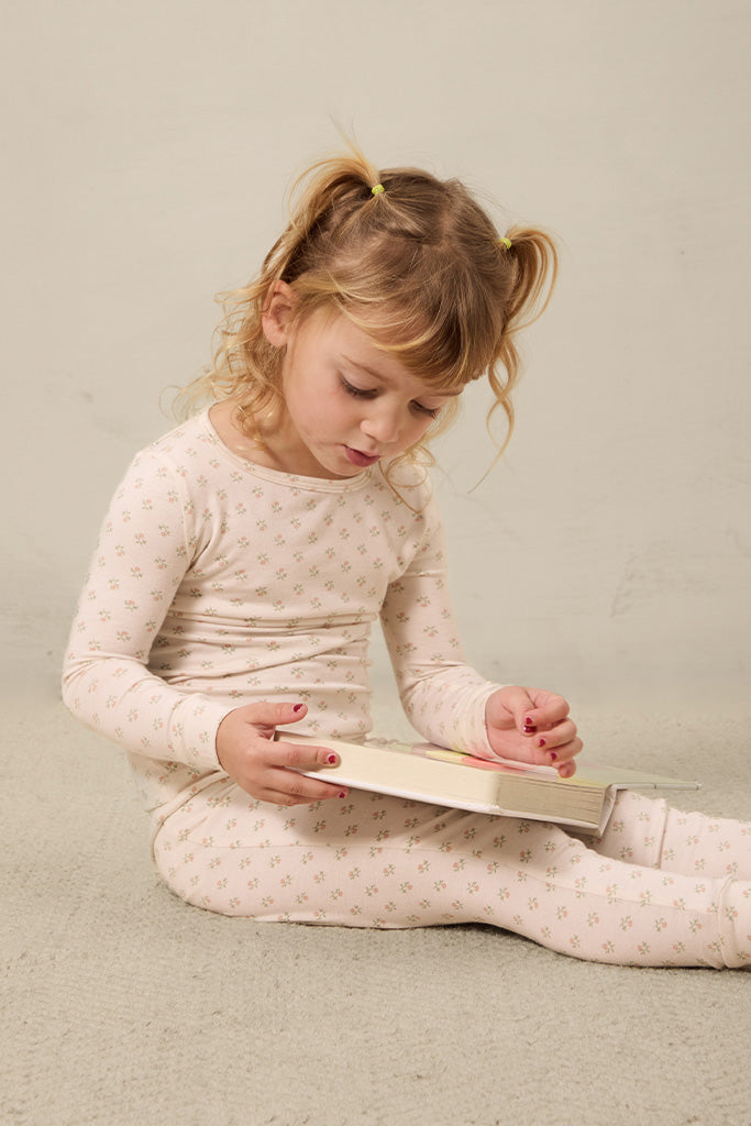 Blush Floret Toddler Sleep Set - Image 4