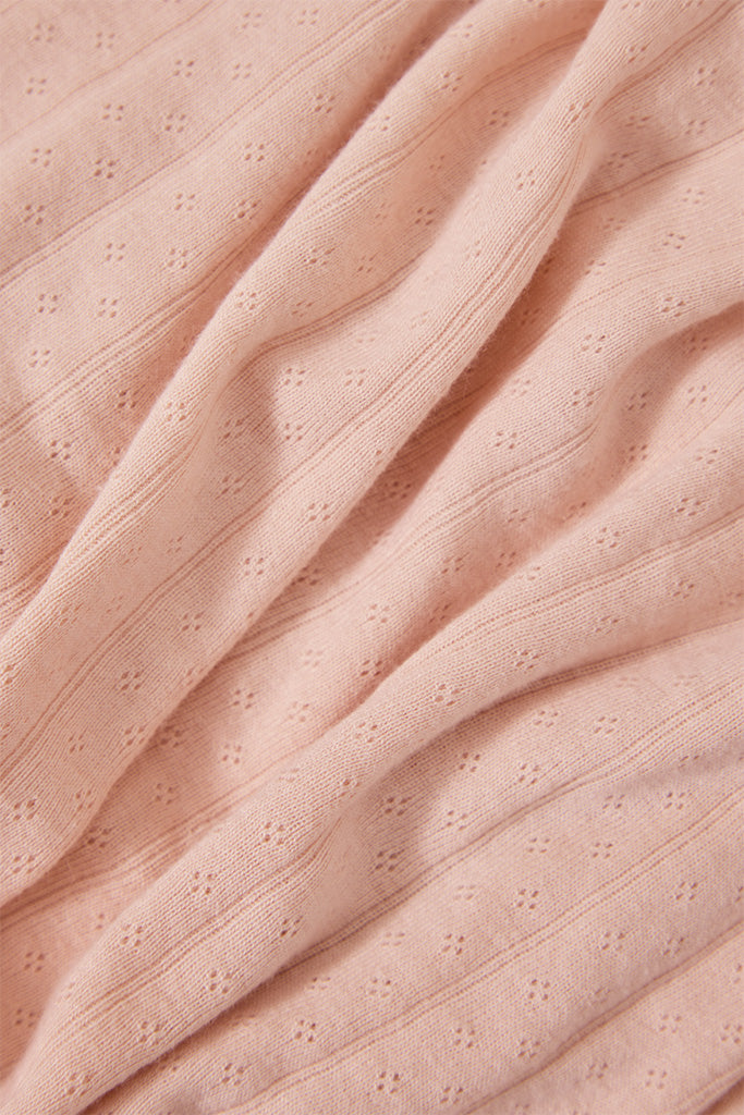 Blush Pointelle Baby Sleep Set - Image 6