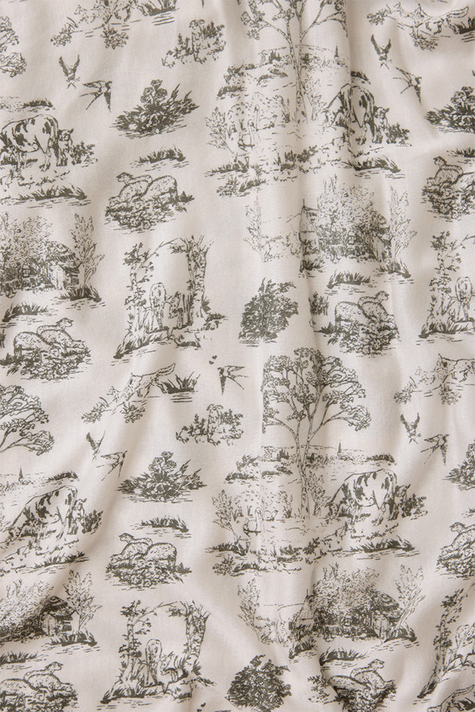 Charcoal Toile Baby Sleep Set - Image 4