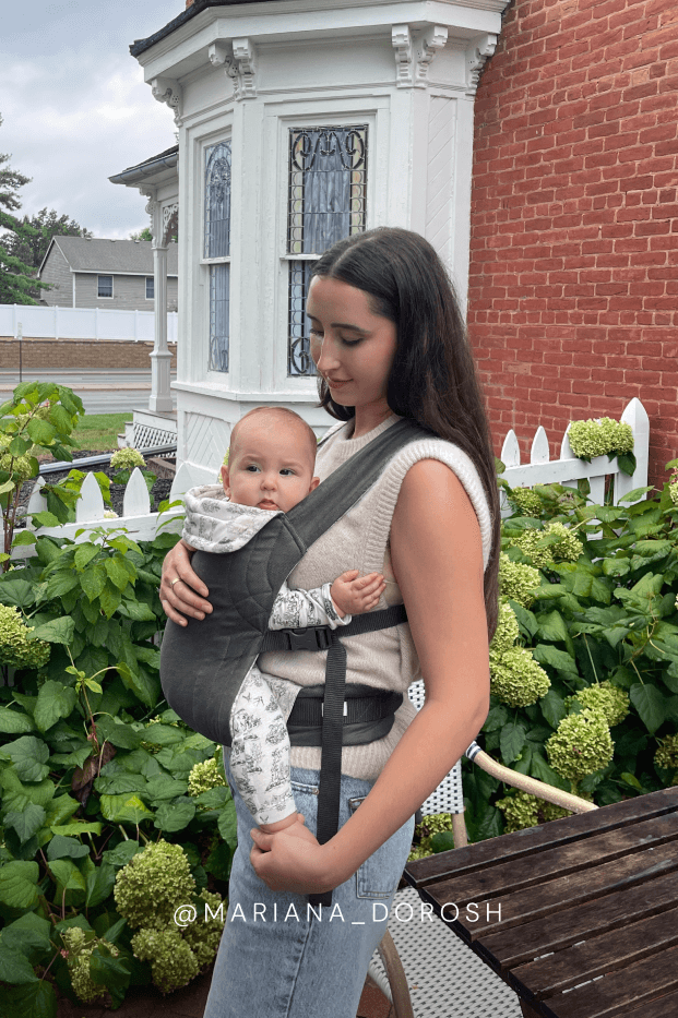 Charcoal Toile Soft Buckle Carrier - Image 8