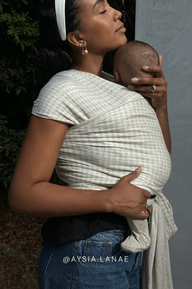 Cream Houndstooth Wrap - Image 5