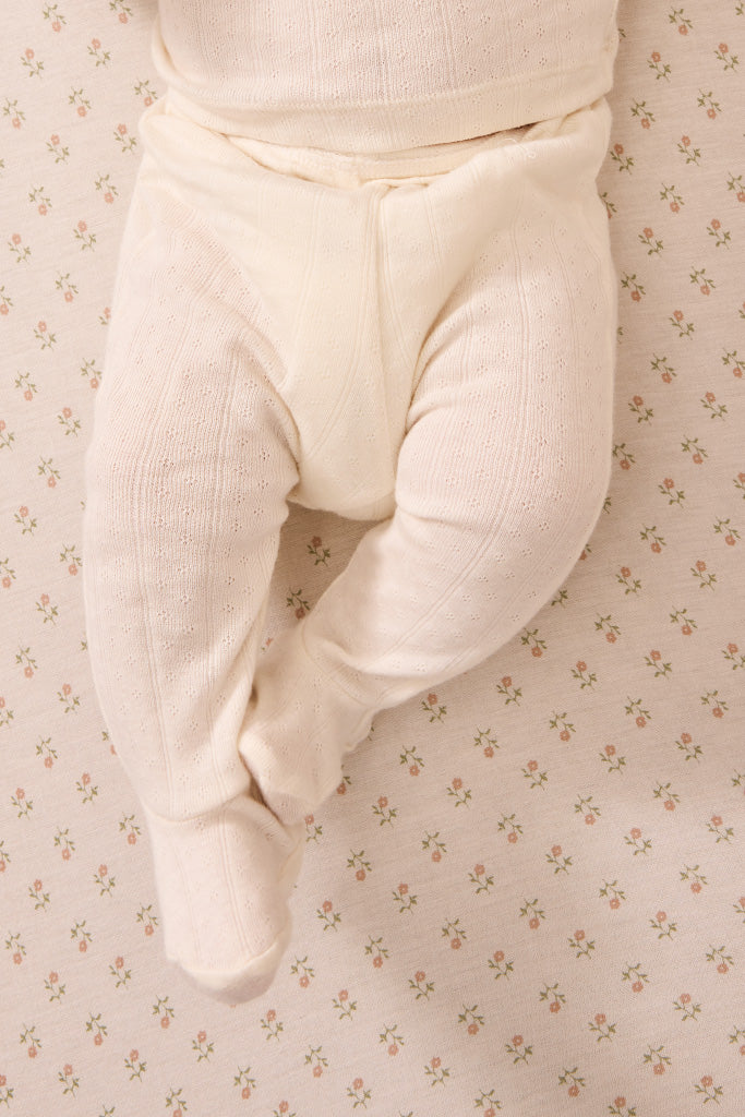 Cream Pointelle Baby Sleep Set - Image 4