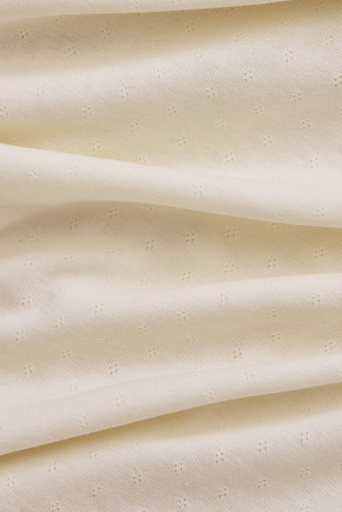 Cream Pointelle Wrap - Image 6