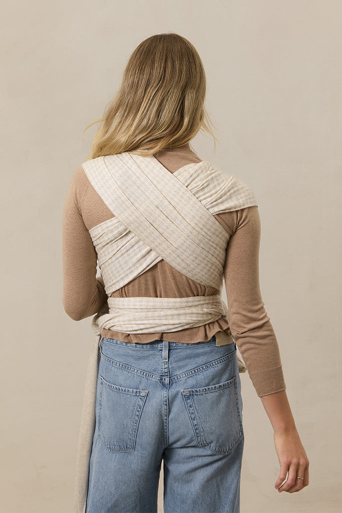 Cream Houndstooth Wrap - Image 3