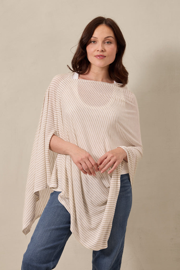 Driftwood Stripe Nursing Cover - Image 3