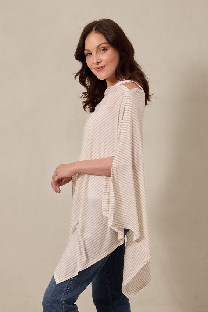 Driftwood Stripe Nursing Cover - Image 4