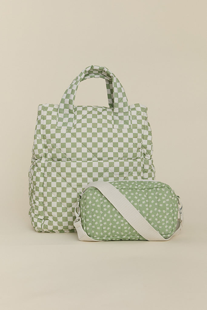 Fern Chequer Totepack
