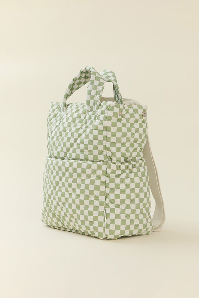 Fern Chequer Totepack - Image 4
