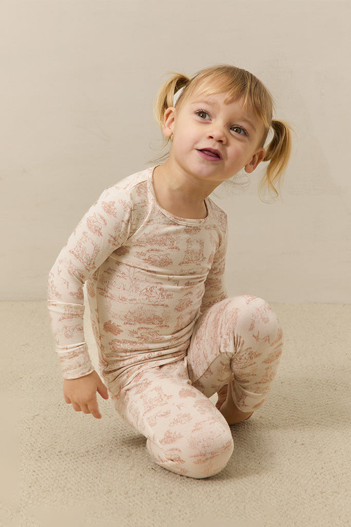 Rose Toile Toddler Sleep Set - Image 2