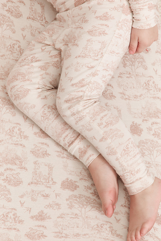 Rose Toile Toddler Sleep Set - Image 3